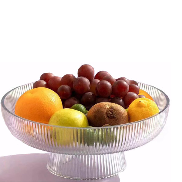 Ivy Bronx Haldeman Glass Fruit Bowl Wayfair